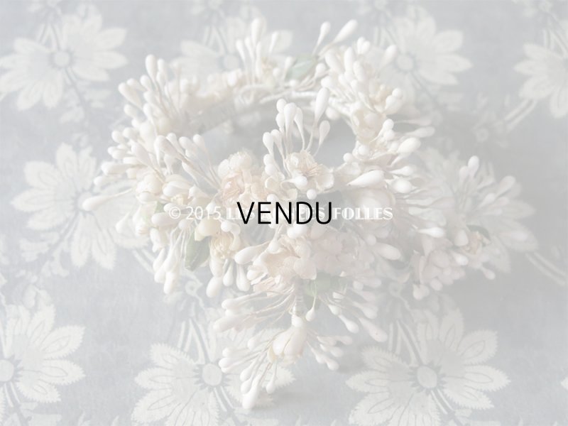 画像3: アンティーク ドール用 ワックスフラワーのヘッドリース ティアラ