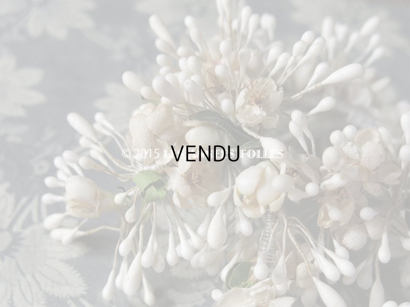 画像8: アンティーク ドール用 ワックスフラワーのヘッドリース ティアラ