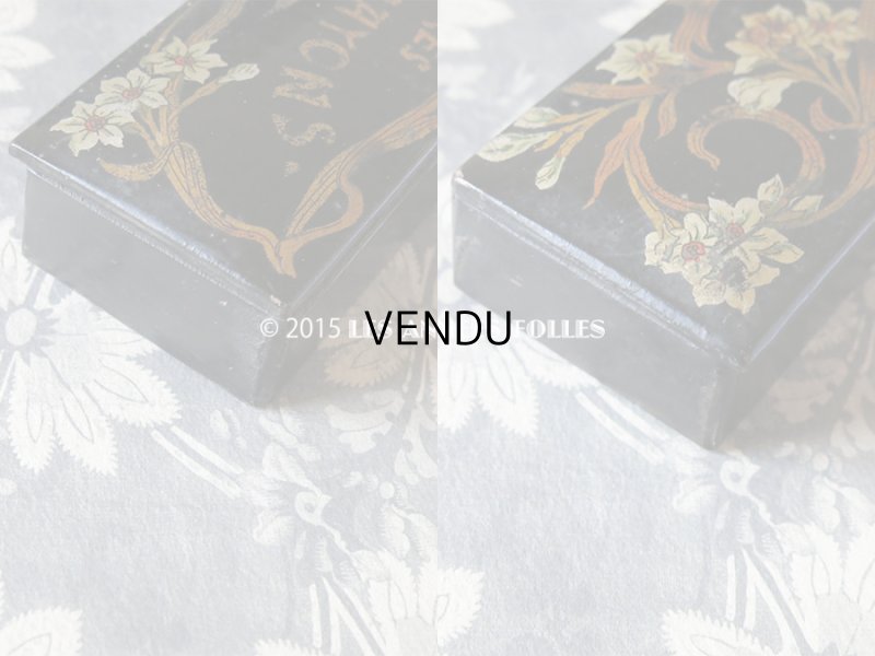 画像7: 19世紀末 アンティーク 白百合のペンケース PLUMES & CRAYONS