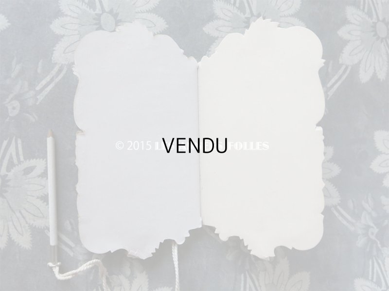 画像13: 1902年 アンティーク 舞踏会の手帳 ペンシル付 CARNET DE BAL カルネ・ド・バル