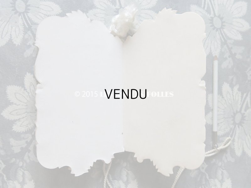 画像6: 1902年 アンティーク 舞踏会の手帳 ペンシル付 CARNET DE BAL カルネ・ド・バル