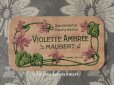 画像1: アンティーク パフュームカード 菫 VIOLETTE AMBREE - MAUBERT PARIS - (1)
