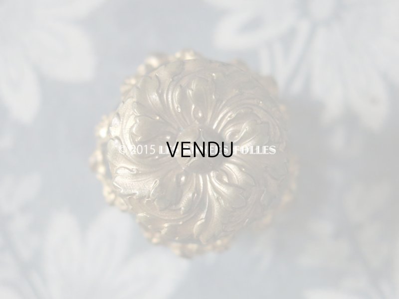 画像4: 19世紀末 アンティーク 小さな インク瓶 薔薇とリボンのガーランド