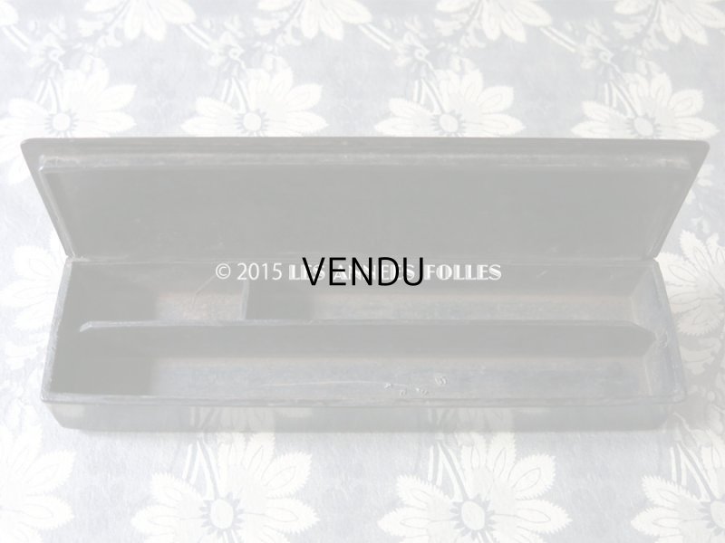 画像4: 19世紀 アンティーク ペンケース パピエマシェ PLUMES & CRAYONS