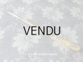 1900年代 アンティーク ペン軸 花模様