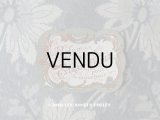 アンティーク パフュームラベル PARFUM EXQUIS EXTRAIT TRIPLE POUR LE MOUCHOIR