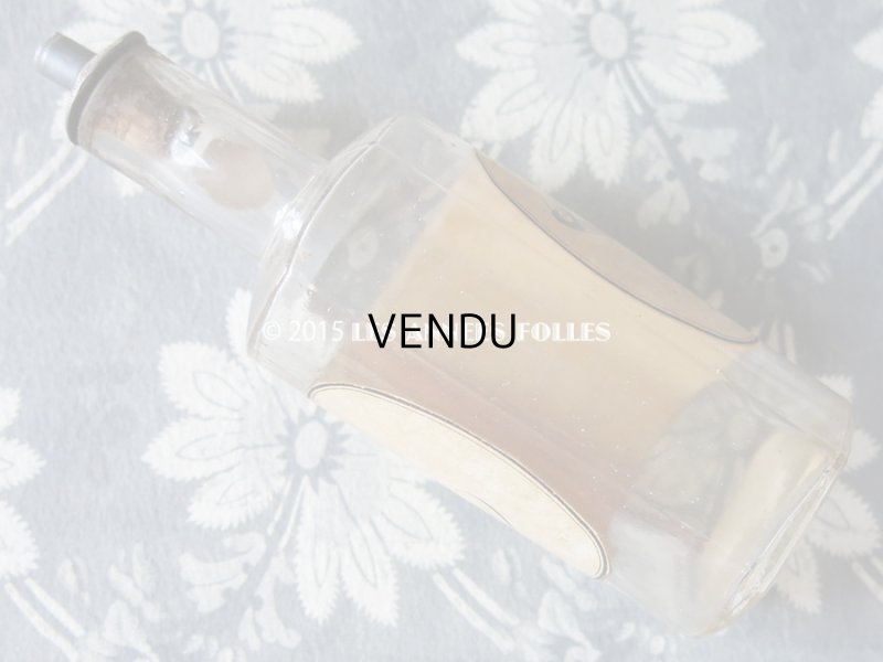 画像3: 1858年 アンティーク パフュームボトル 香水瓶 EAU DE COLOGNE DE LA REINE DES ABEILLES -VIOLET-