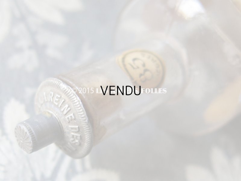 画像6: 1858年 アンティーク パフュームボトル 香水瓶 EAU DE COLOGNE DE LA REINE DES ABEILLES -VIOLET-