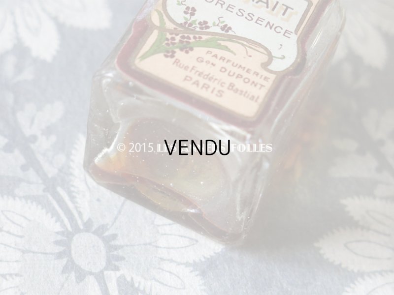 画像9: 1900年代 アンティーク パフュームボトル 香水瓶 EXTRAIT FLORESSENCE - PARFUMERIE DUPONT PARIS -