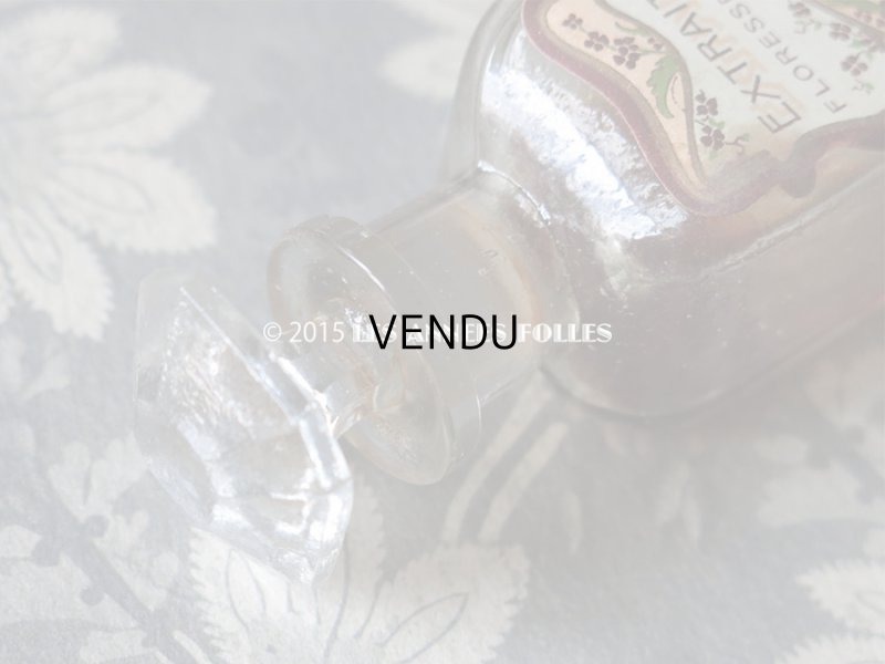 画像6: 1900年代 アンティーク パフュームボトル 香水瓶 EXTRAIT FLORESSENCE - PARFUMERIE DUPONT PARIS -