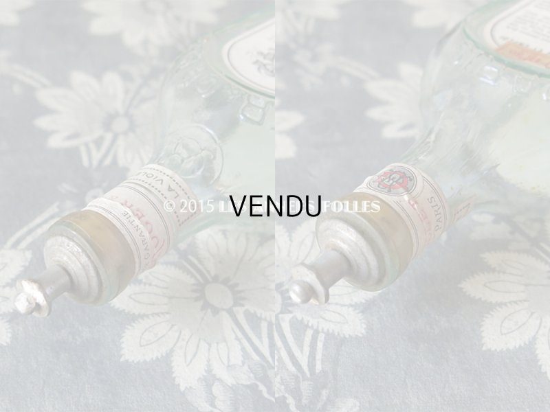 画像5: 1900年代 アンティーク パフュームボトル 香水瓶 LOTION VEGETALE A LA GLYCERINE - ROGER&GALLET -