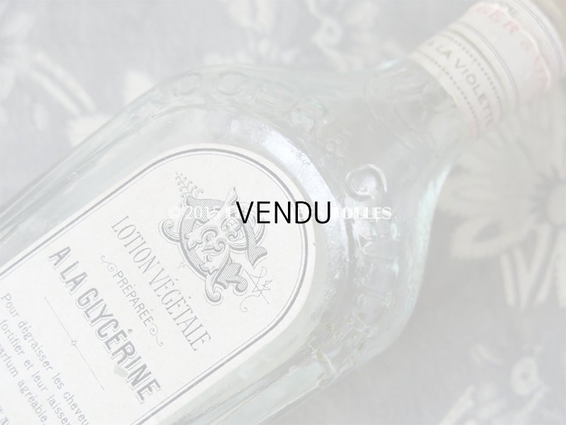 画像7: 1900年代 アンティーク パフュームボトル 香水瓶 LOTION VEGETALE A LA GLYCERINE - ROGER&GALLET -