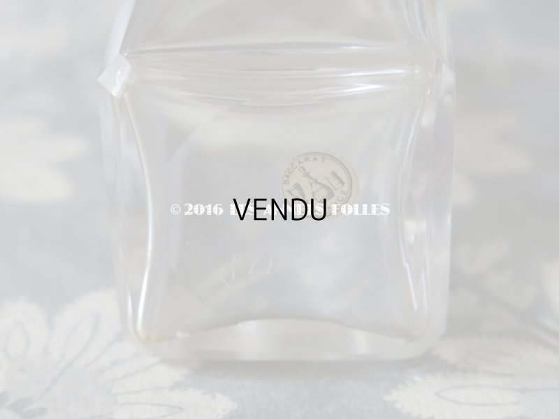 画像6: アンティーク クリスタル製  バカラ社 パフュームボトル  IDEAL - HOUBIGANT PARIS -