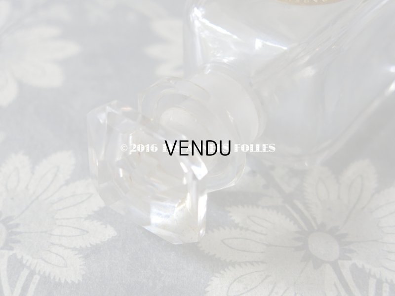画像8: アンティーク クリスタル製  バカラ社 パフュームボトル  IDEAL - HOUBIGANT PARIS -