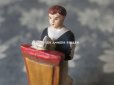画像6: アンティーク コミュニオン 石膏人形 祈りを捧げる少年