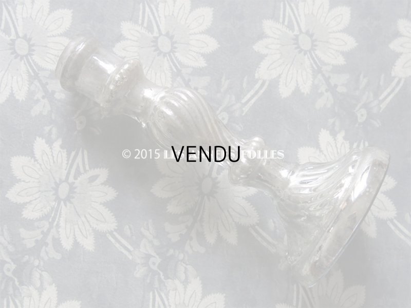 画像3: アンティーク マーキュリーグラスのキャンドルスタンド