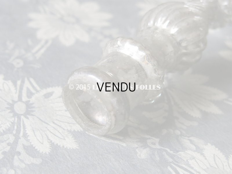 画像5: アンティーク マーキュリーグラスのキャンドルスタンド