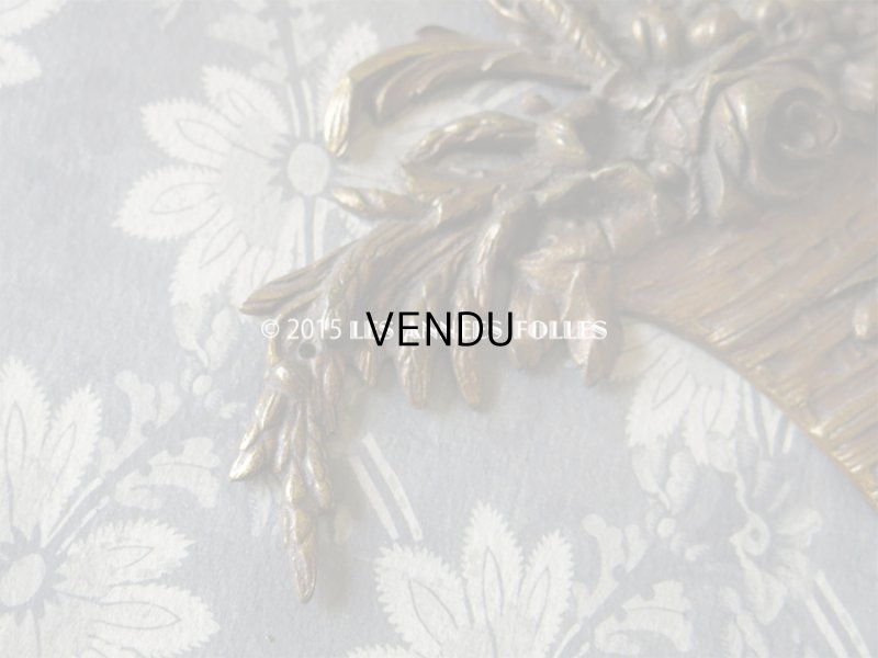 画像5: アンティーク 大きな 薔薇の花かご オーナメント