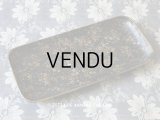 19世紀 アンティーク ナポレオン3世 パピエマシェ トレイ 花模様