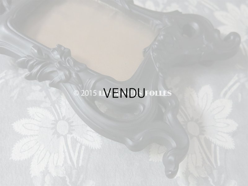 画像5: 19世紀 アンティーク ナポレオン3世 木製 黒いフォトフレーム