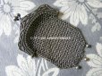 画像2: 1900年代 アンティーク シルバー製 ヤドリギ メタルメッシュのコインケース (2)