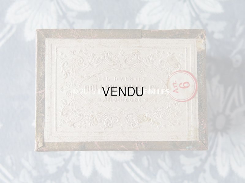 画像3: 1910年代 アンティーク DMC アルザスの糸箱 FIL D'ALSACE DOLLFUS MIEC&CIE-DMC-