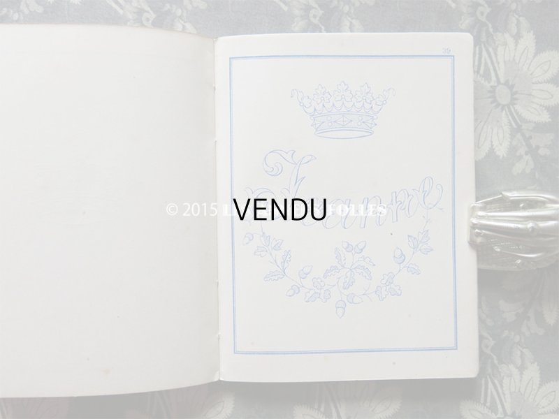 画像10: 19世紀末 アンティーク ボンマルシェ イニシャル モノグラム 刺繍図案帳 MANUELE DE DESSINS POUR BRODERIES N 179 -AU BON MARCHE-