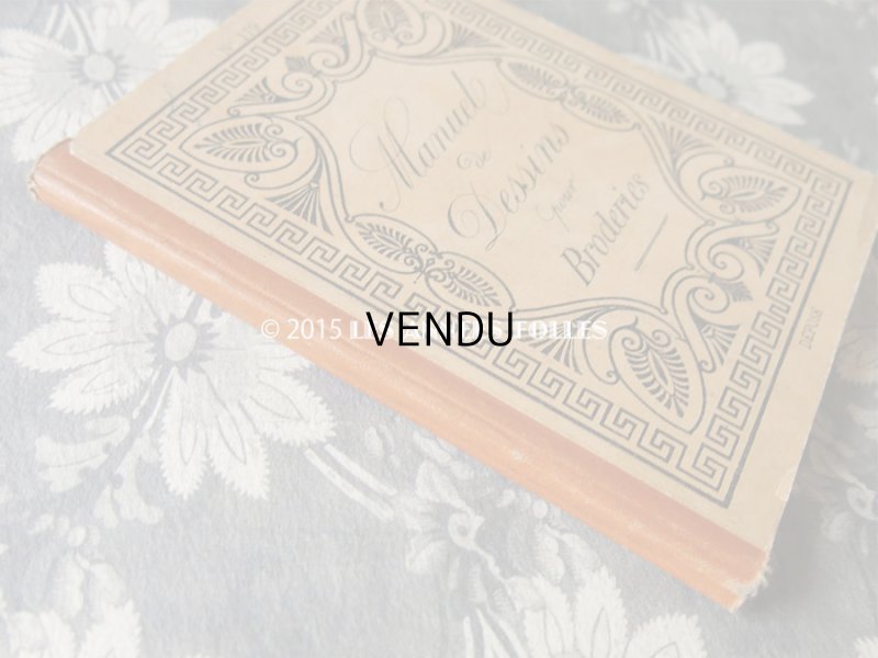 画像3: 19世紀末 アンティーク ボンマルシェ イニシャル モノグラム 刺繍図案帳 MANUELE DE DESSINS POUR BRODERIES N 179 -AU BON MARCHE-