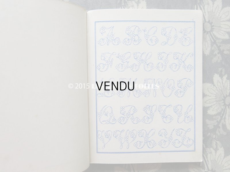 画像4: 19世紀末 アンティーク ボンマルシェ イニシャル モノグラム 刺繍図案帳 MANUELE DE DESSINS POUR BRODERIES N 179 -AU BON MARCHE-