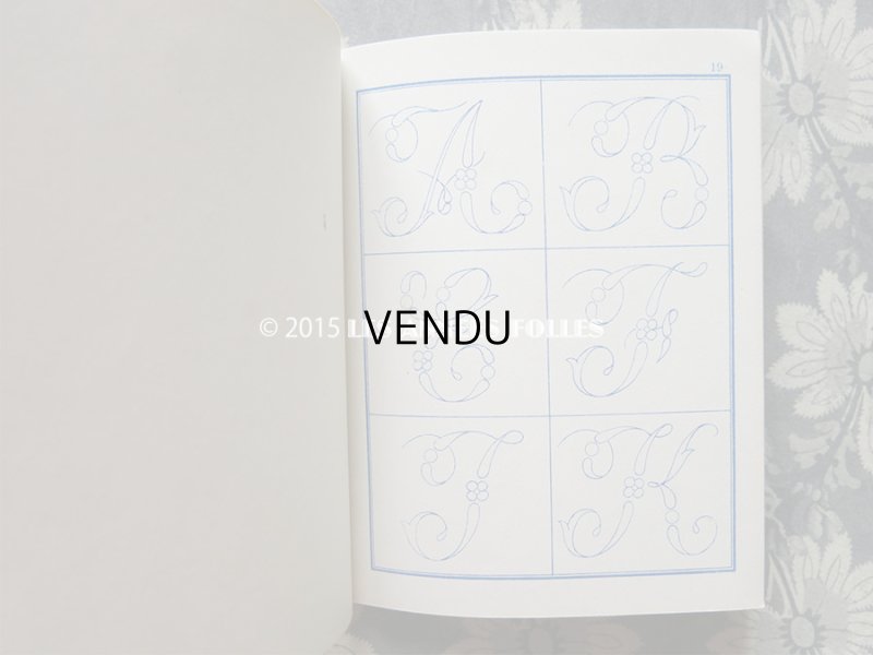 画像6: 19世紀末 アンティーク ボンマルシェ イニシャル モノグラム 刺繍図案帳 MANUELE DE DESSINS POUR BRODERIES N 179 -AU BON MARCHE-