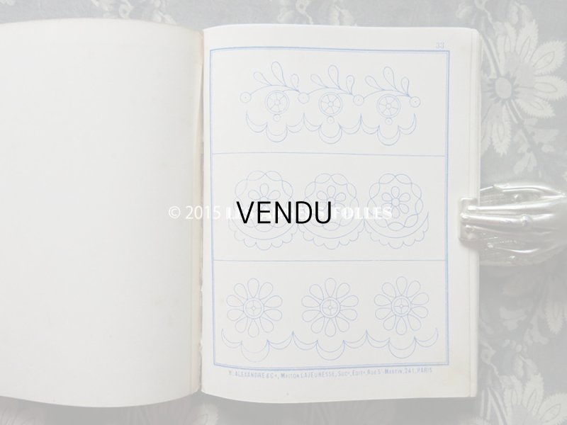 画像9: 19世紀末 アンティーク ボンマルシェ イニシャル モノグラム 刺繍図案帳 MANUELE DE DESSINS POUR BRODERIES N 179 -AU BON MARCHE-