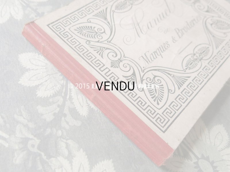 画像3: 19世紀末 アンティーク ボンマルシェ クロスステッチ & イニシャル モノグラム 刺繍図案帳 MANUELE DE MARQUES & BRODERIES N 148 -AU BON MARCHE-