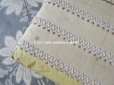 画像6: 未使用 1900年代 アンティーク 刺繍入りレース ラベル付