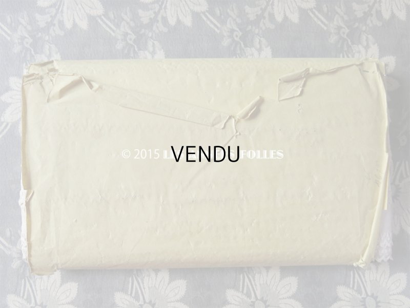 画像3: 未使用 1900年代 アンティーク 刺繍入りレース ラベル付