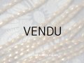 1930年代 アンティーク ルスレ社 吹きガラス製 ビーズ ゴールド 840ピース スフレビーズ オーバル型 4×2mm- MAISON ROUSSELET-