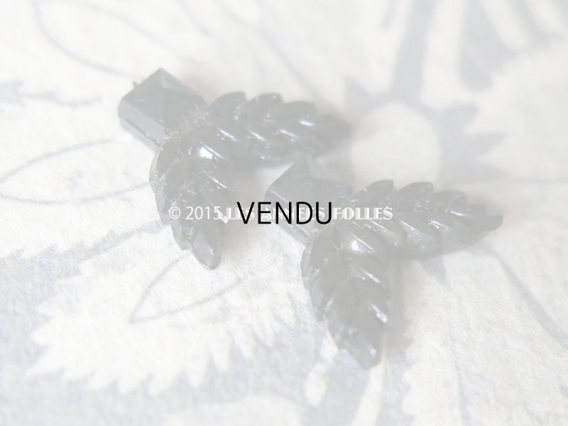 画像7: 1920年代 アンティーク フレンチジェット モチーフ 16ピース 1.2×1.3cm