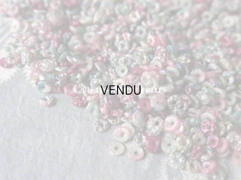 画像3: 1920年代 アンティーク 箱入り ゼラチン製 スパンコール マーブル 4mm