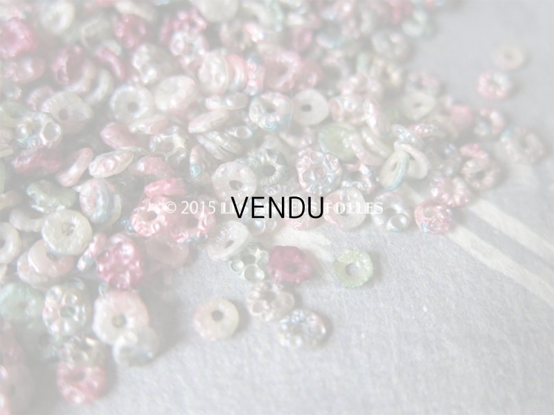 画像4: 1920年代 アンティーク 箱入り ゼラチン製 スパンコール マーブル 4mm