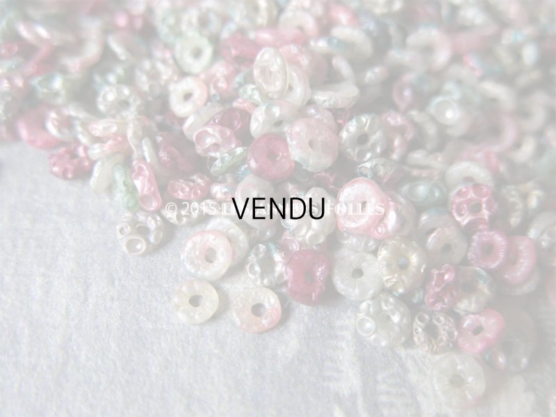 画像5: 1920年代 アンティーク 箱入り ゼラチン製 スパンコール マーブル 4mm