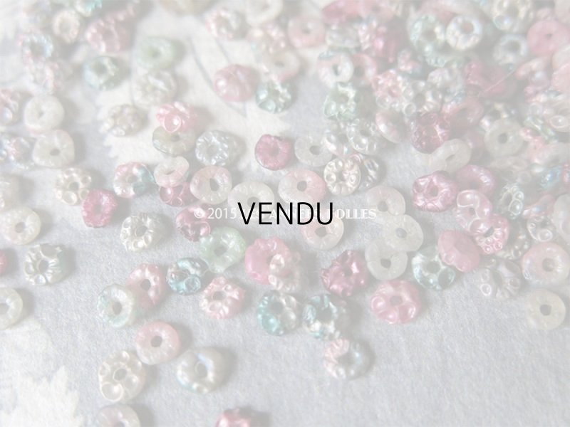 画像6: 1920年代 アンティーク 箱入り ゼラチン製 スパンコール マーブル 4mm