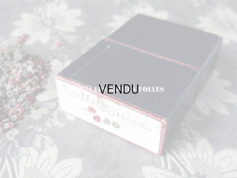 画像7: 1920年代 アンティーク 箱入り ゼラチン製 スパンコール マーブル 4mm