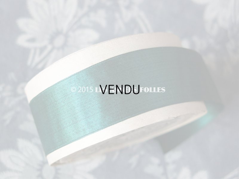 画像6: 1920年代 アンティーク シルク製 サテン リボン ストライプ柄 3.1m SAMARITAINE RUBANS COLORIS 4942