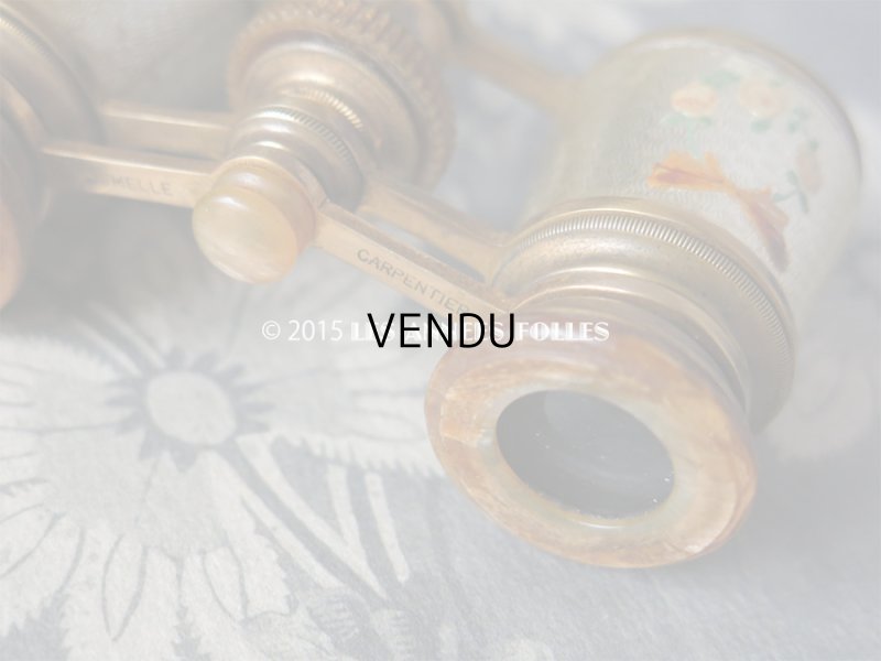 画像13: 19世紀 アンティーク オペラグラス 薔薇とリボンのリース JUMELLE CARPENTIER