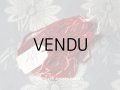 1930年代 アンティーク ルスレ社 吹きガラス製 ビーズ レッド スフレビーズ  520ピース 6.5×1mm- MAISON ROUSSELET-