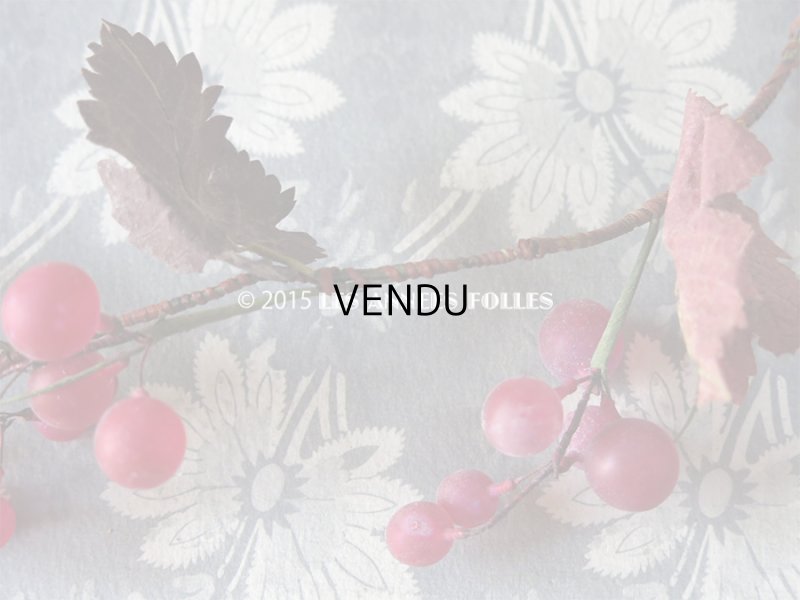 画像3: 19世紀末 アンティーク  木の実のコサージュ 吹き硝子製