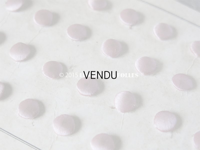 画像6: 19世紀 アンティーク シルク製 小さな くるみボタン 薄紫 7.5mm 36ピース