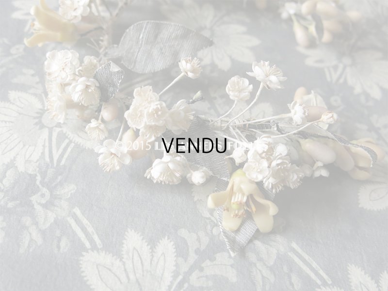 画像9: 19世紀末 アンティーク ワックスフラワーのヘッドリース ティアラ