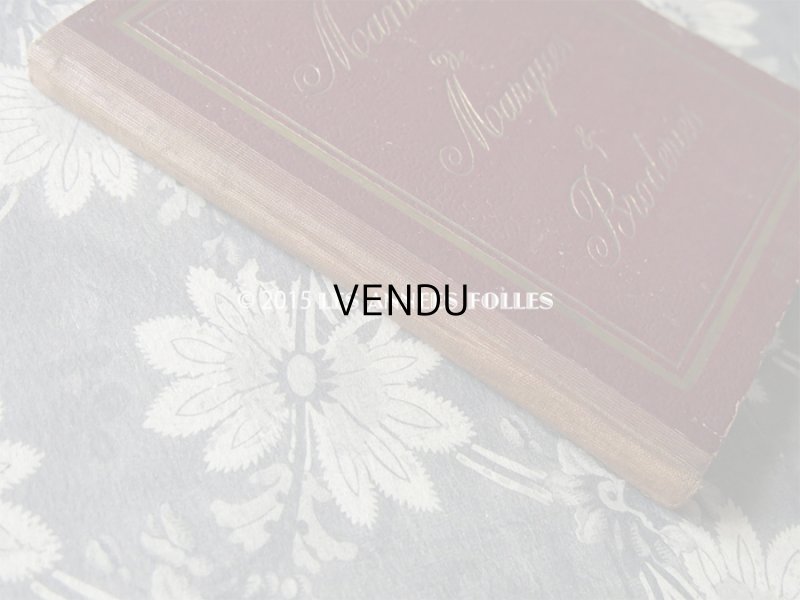画像3: アンティーク 刺繍図案帳 MANUELE DE MARQUES & BRODERIES - N.ALEXANDRE&CIE.EDITEURS,PARIS -