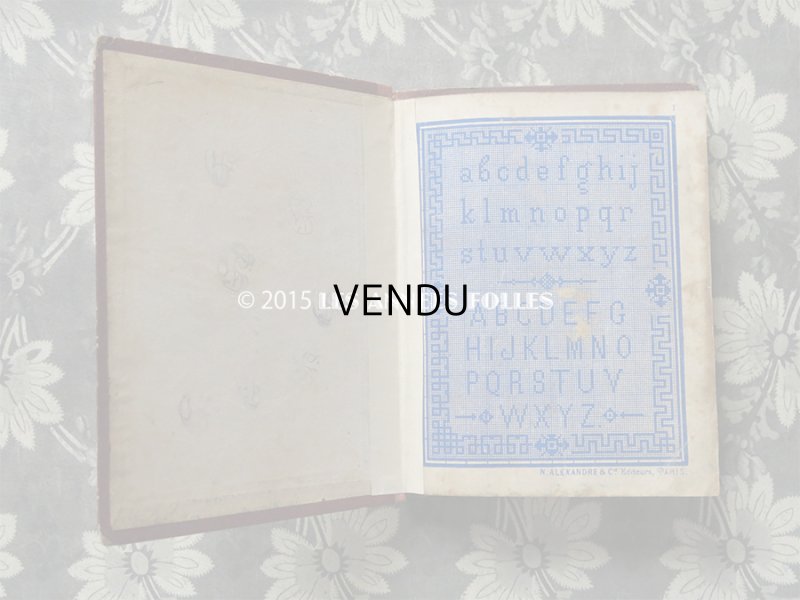 画像4: アンティーク 刺繍図案帳 MANUELE DE MARQUES & BRODERIES - N.ALEXANDRE&CIE.EDITEURS,PARIS -