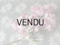 19世紀末 アンティーク コサージュ 紫陽花 プランタンのラベル付 - AU PRINTEMPS -